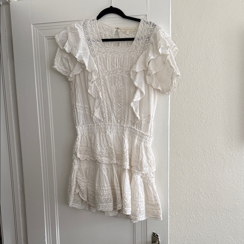 LoveShackFancy Stella Heritage Mini Dress